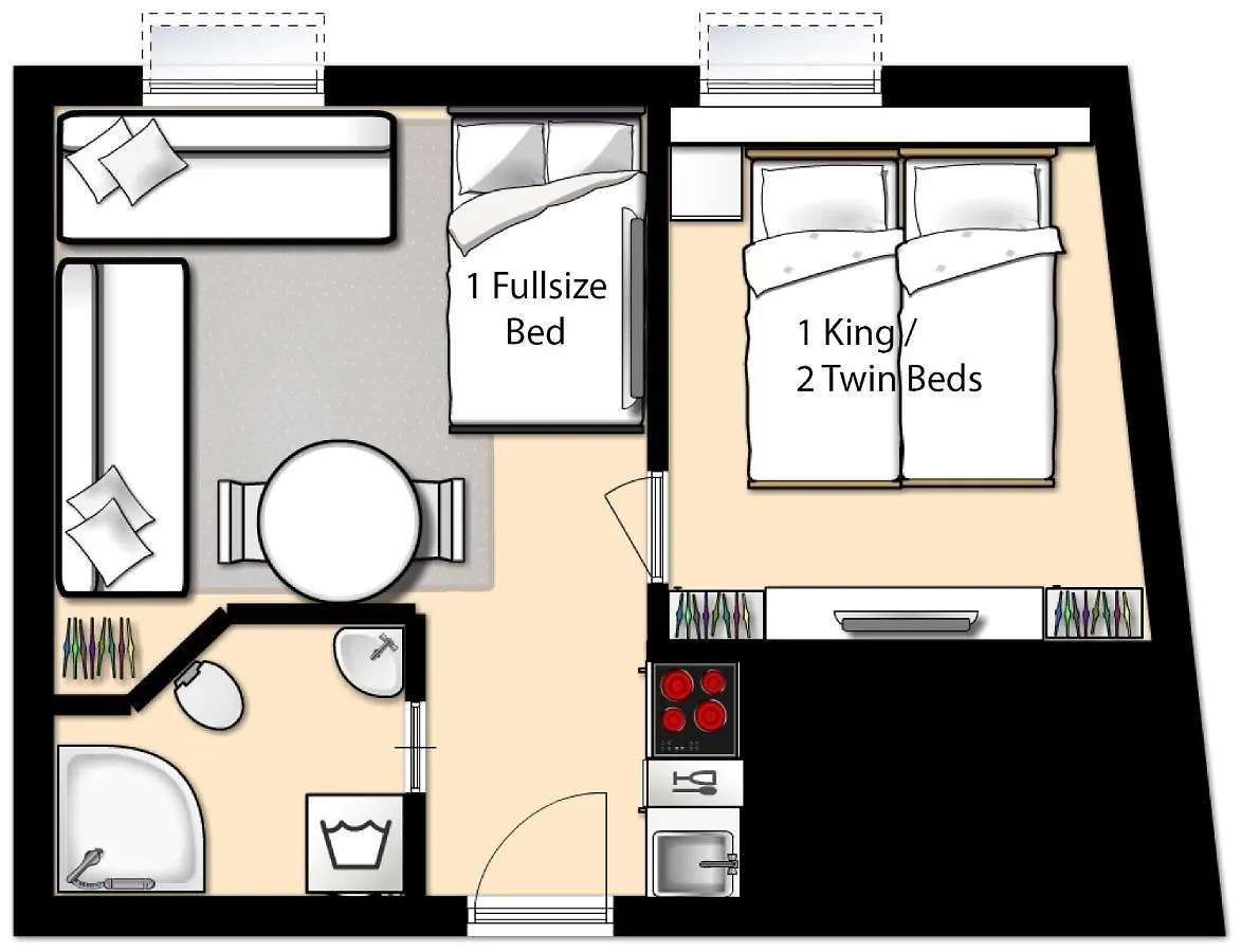2 Room Cannesvacationrental By Americanvacationliving Prázdninový dům